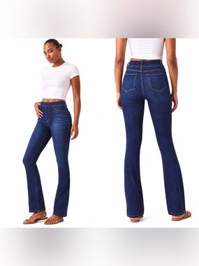 SPANX Dark Blue Flare Jeans-The Twisted String